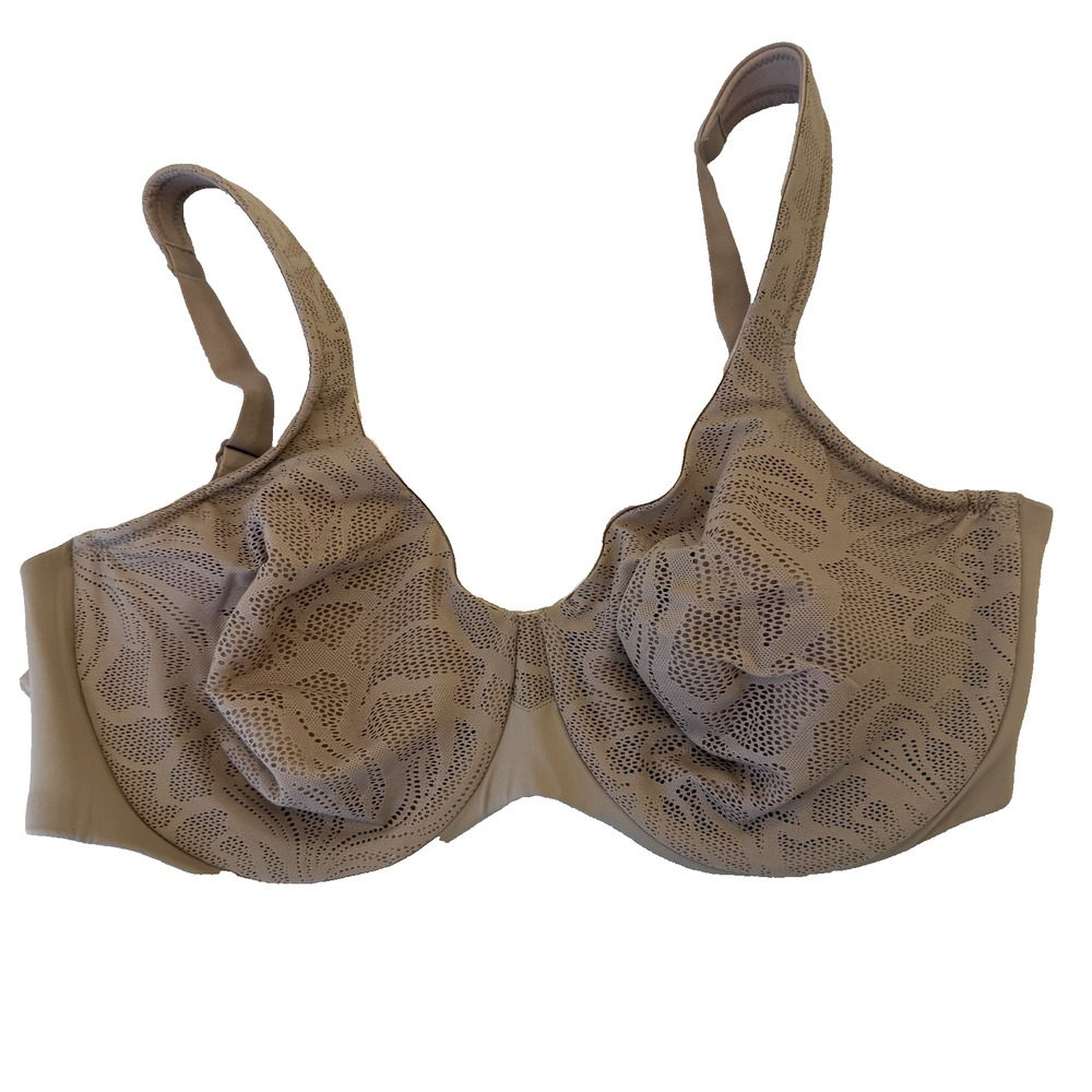 Bali Bra Coolest Smoothing Underwire Minimized Size 38DDD Beige